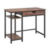 Costway 100cm Computer Desk Study Writing Desk Workstation Coffee