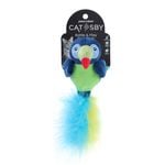 Paws & Claws 25 x 7 x 5cm Assorted Catsby Rattle Belly Bird Cat Toy