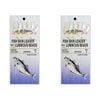2x Surecatch Wilson Bait Jig - Fish Skin Fishing Rig 6 Hook - Size 6