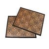 Rapee Set of 2 Bamboo Table Placemats 33 x 46 cm Cloud Black