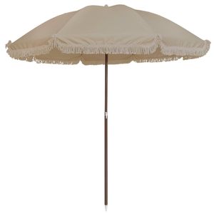 Marquee 2m Cement Beach Umbrella with Tassels