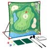 Keezi Kids Golf Chipping Game Set with Stand, 24 Sticky Balls, Adjustable Club & 2 Hitting Mats