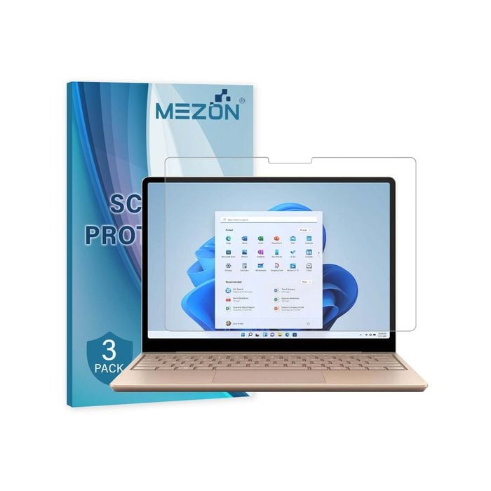 3 Pack MEZON Microsoft Surface Laptop Go 2 (12.4") Ultra Clear Film Screen Protectors