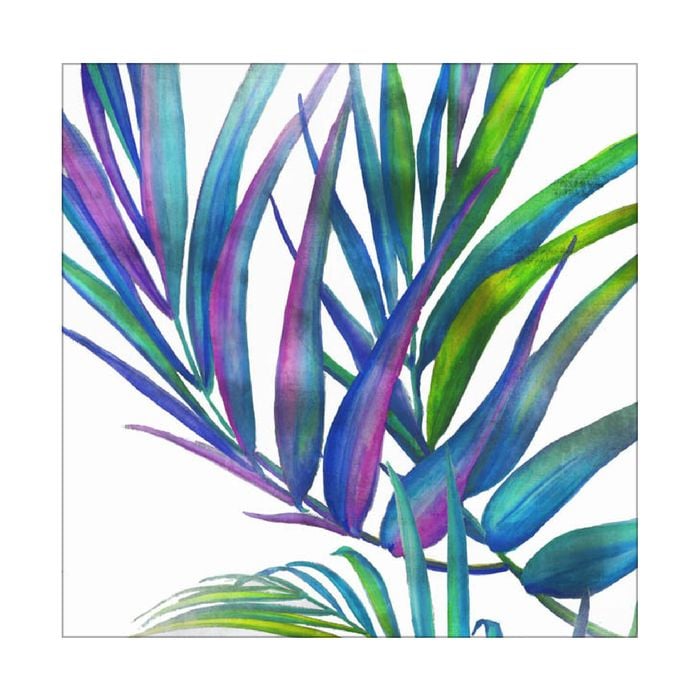 Artey | Colorful Leaves I - Stretched Canvas - Stretched Canvas - 100 x 100cm