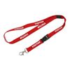 Rexel Printed Lanyard (5pk) (Visitor Red)