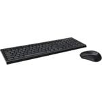 Verbatim Keyboard & Mouse - USB Wireless RF 2.40 GHz Keyboard - 104 Key - Keyboard/Keypad Color: Black