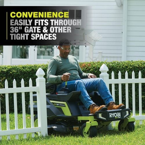 Ryobi 80V HP 30 Lithium Zero Turn Ride on Mower R80XZTR30 Bunnings Australia
