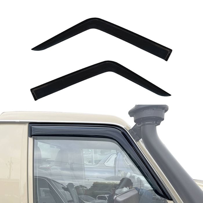 AUSGO Luxury Weather Shields for Toyota LandCruiser 70 76 78 79 Series LC70 LC76 LC79 Weathershields Window Visors