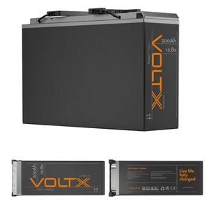 Voltx 12v 200ah Slim Lifepo4 Lithium Battery – Compact Design For Caravan, Rv, 4wd & Off-grid Power
