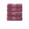 4pc Renee Taylor Brentwood 650gsm Low Twist Bath Towel Rosebud