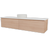 New England Joinery 1800mm Slim SilkSurface Top Wall Hung Vanity