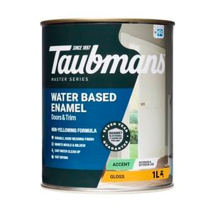 Taubmans 1L Accent Gloss Water Based Enamel Paint