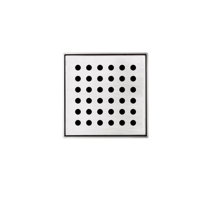 Forme 110 x 110mm Stainless Steel Round Floor Drain
