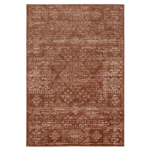 Loopsie-330cm X 240cm-wadkoping Brown Terracotta Vintage Washable Rug