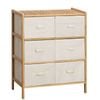 6-Drawer Bamboo Organiser Chest