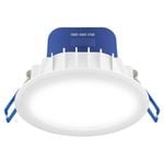 DETA 9W IP44 Tri-Colour Dimmable LED Downlight - 10 Pack