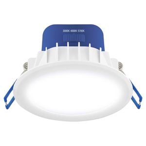 DETA 9W IP44 Tri-Colour Dimmable LED Downlight - 10 Pack