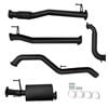 Ignite Exhausts Turbo Back For Isuzu D-max 3l 3" No Cat With Muffler Black Aluminised Steel
