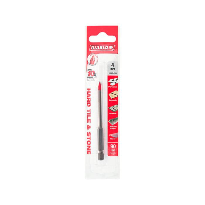 Diablo 4 x 90mm Tile And Glass Drill Bit