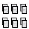 12PK Unigift 10x15cm Iconic MDF Glass Photo Frame - Black