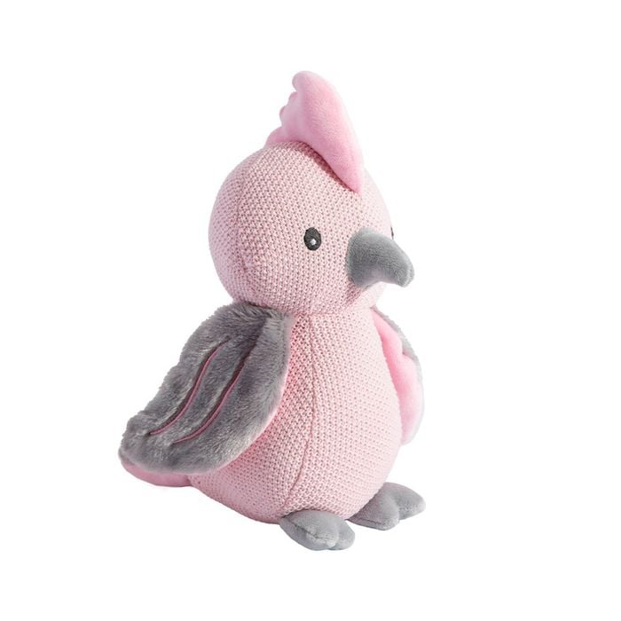 Living Textiles Knitted Baby Soft Toy Gary the Galah