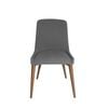 Sk Designer Living | Dakota Dining Chair | Walnut Legs - Grey Fabric