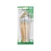 Boyle 8 Piece Craft Natural Hog Hair Brush Set