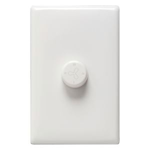 HPM LINEA 3 Speed Fan Controller - White