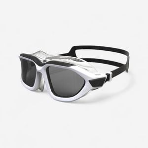 Decathlon | Pool mask - Swimming - Active Size L Smoked Lenses - Black / White - EU L | White | 8732262
