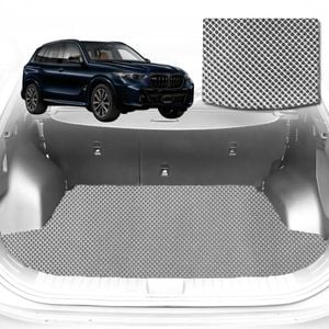 6D Diamond Car Boot Mat for BMW X5 (G05)2018-Current-Cargo Mat-Grey-Outback GT