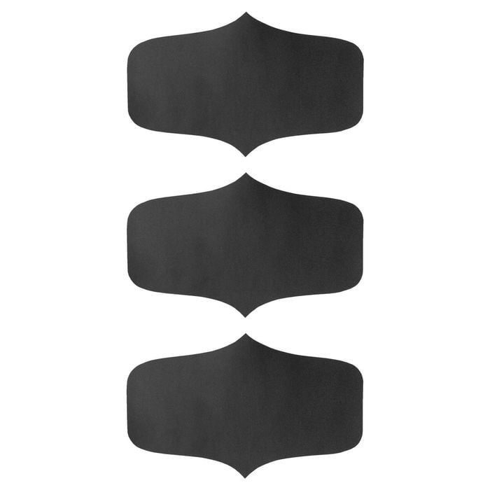 Chalk Board Labels Stickers for Glass Storage Jars - 55 x 33mm - Small - Pack of 6