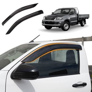 Weathershields for Toyota Hilux Single Cab 2005-2015 Weather Shields Wind Deflectors Window Visor