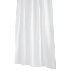 Barelli 180 x 180cm Gracefully White Polyester Shower Curtain