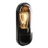 Brilliant Black Cocoon Contemporary Wall Light