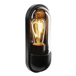 Brilliant Black Cocoon Contemporary Wall Light