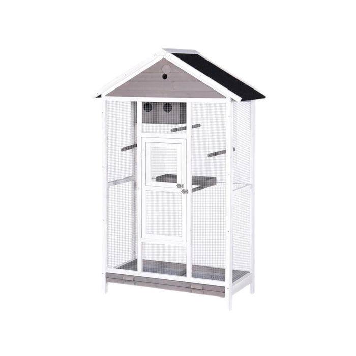 Yes4pets Wooden Xxl Pet Cages Aviary Carrier Travel Canary Parrot Bird Cage
