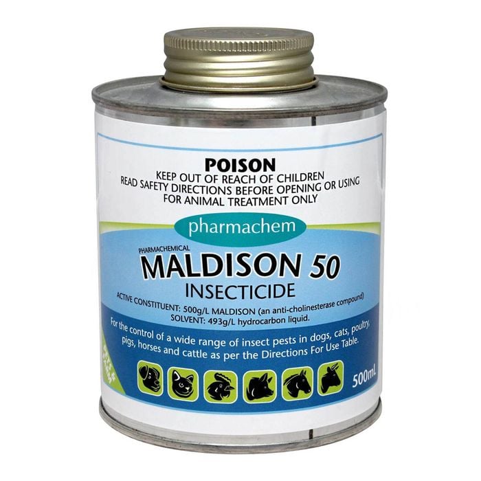 Pharmachem Maldison 50 Insecticide Concentrate For Horses Dogs & Cats 500ml