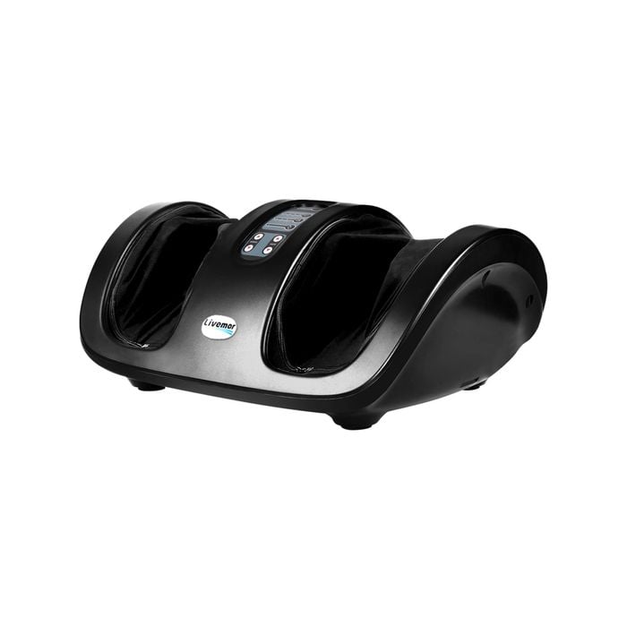 Livemor Foot Massager Ankle & Calf Shiatsu Kneading Rolling Massagers Machine BK