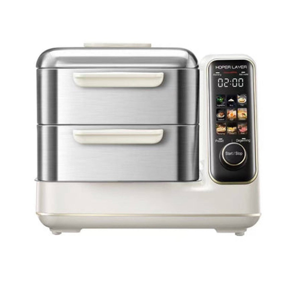 Hoper Layer Electric Food Steamer 16L Large Capacity 10 Second Start ...