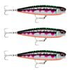 3x Rapala 13cm Precision Xtreme Pencil EXO Topwater Fishing Lures - Toman