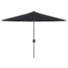 Coolaroo 3.5m Black Round Bronte Market Umbrella