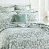 Renee Taylor Tahlia Jacquard Queen/King Coverlet/2x Pillowcases Jade