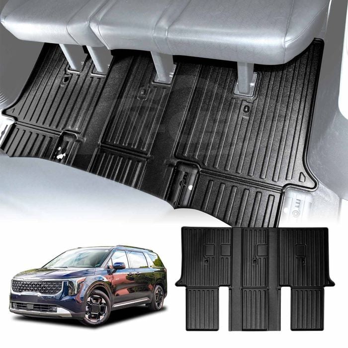 3D Heavy Duty All Weather Car Mats Floor Liner Third Row for Kia Carnival KA4 Series 2020-Onwards