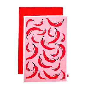 Ambrosia Set Of 2 Novelty Tea Towels