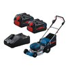 Bosch 18V Professional 46cm BITURBO Lawn Mower 2x8Ah Kit