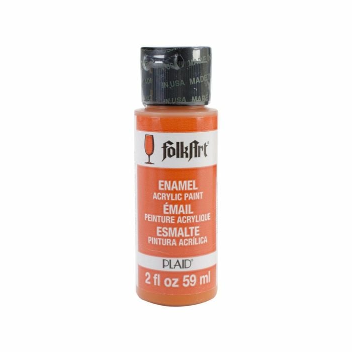 Folk Art 59ml Pure Orange Enamel Paint