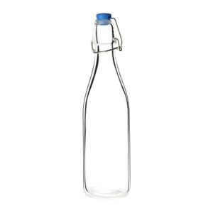 Olympia Glass Water Bottles Reusable Clear 0.5l 6 Pack