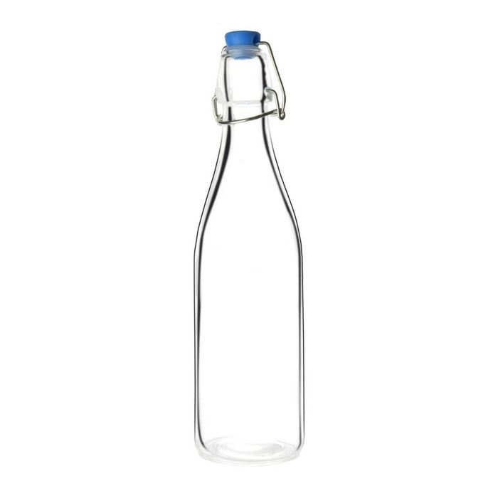 Olympia Glass Water Bottles Reusable Clear 0.5l 6 Pack