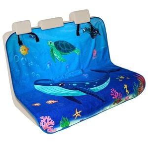 Catzon Car Back Seat Cover Waterproof Washable For Suv Truck-ocean