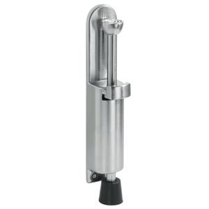 Delf Trade 30 x 165 x 30mm Satin Chrome Foot Operated Door Stop